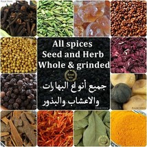 ALL Spices Seeds Herbs Pulses Masala Whole &amp; Ground cooking sweets بهارات - £3.16 GBP+