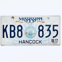 2017 United States Mississippi Hancock County Passenger License Plate KB... - $16.17 CAD