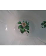 Formalities Baum Bros Sharon&#39;s Flowers Collection Leaf Shaped Bowl w/ Go... - $23.74