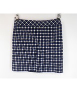 Talbots Petites 10P Blue White Black Skirt - £7.54 GBP