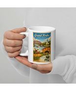 Grand Forks North Dakota White Glossy Mug - $18.00+