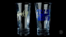 Firefly Serenity Illustrated 16 oz. Pint Glass Set of 2 Series 1 NEW BOXED - £11.18 GBP