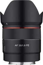 Rokinon 35mm F1.8 Auto Focus Compact Full Frame Wide Angle Lens for Sony E Mount - £434.94 GBP