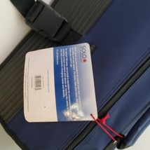 SOLO New York Briefcase Messenger Bag for Laptop - Black/Blue - £11.83 GBP