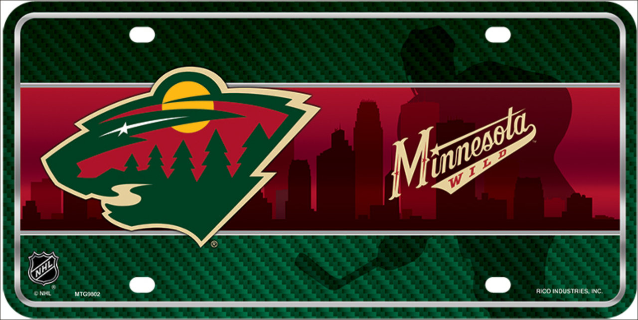 Primary image for Minnesota Wild Metal Novelty License Plate LP-5573