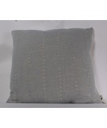 Hearth &amp; Hand With Magnolia 18 Inch X 18 Inch Blue Decorative Pillow 100... - $36.99