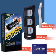 FEATOL Wrist Brace Carpal Tunnel, Night Support Brace with Wrist left ha... - $317.61 MXN