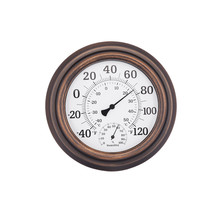 8&quot; Indoor Outdoor Thermometer/Hygrometer for Wall，Patio, Decorative - $17.99