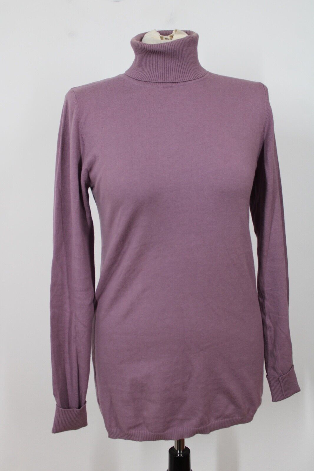 Primary image for United Colors of Benetton M/L? Purple Thin Knit Long Sleeve Turtleneck Sweater