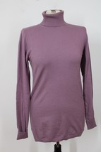 United Colors of Benetton M/L? Purple Thin Knit Long Sleeve Turtleneck S... - £17.95 GBP