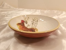 Retired/ Discontinued Williams Sonoma Rooster Script Individual Dip Dish Bowl 6&quot; - £9.46 GBP