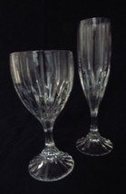 Mikasa Park Lane Crystal Stemware Water Goblet and Fluted Champagne Set LAST ONE - £37.91 GBP