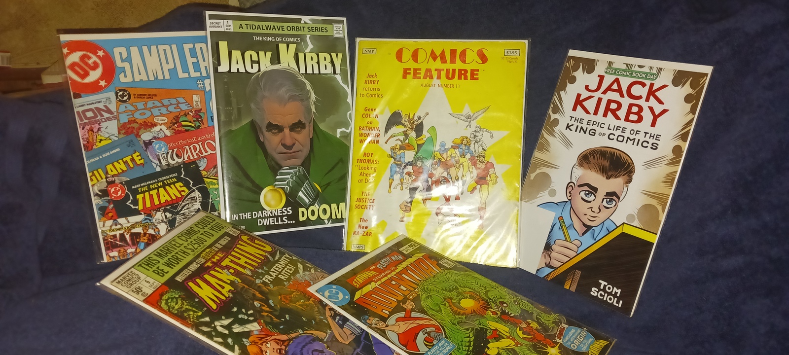 JACK KIRBY/THE KING OF COMICS,RARE DOCUMENTARY &amp; PUBLISHED WRITINGS,VAR.... - $34.99