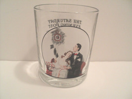 Norman Rockwell Saturday Evening Post Glass Glassware Courting at Midnight - £8.02 GBP