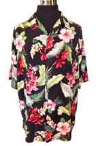 Iolani Island Casual Hawaiian Shirt Men&#39;s Size XLarge Multicolor Tropica... - £32.62 GBP