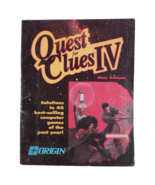 Quest for Clues IV Strategy Guide Shay Addams Origin Game Guide 1991 PC ... - $27.69