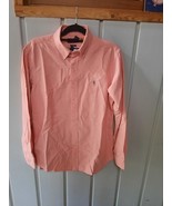 Polo Ralph Lauren Classic Fit Salmon Pink Button Up Dress Shirt -Men&#39;s M... - $74.25