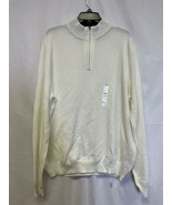 Club Room Men&#39;s Quarter-Zip Textured Cotton Sweater, SIZE XXL (STAINED) - $677.21 MXN