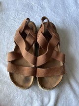 Zodiac Women’s Savannah Leather Slip On Platform Sandals Size 8.5 - £17.20 GBP