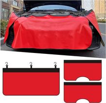 3PCS Car Fender Covers, PU Leather Mechanic Magnetic Vehicle Fenders Pro... - $23.12