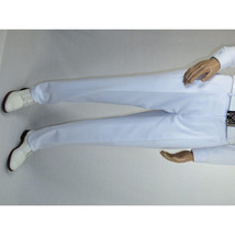 Men Apollo King Double Breasted Suit Classic Peak Lapel Pleated DM26 White image 4