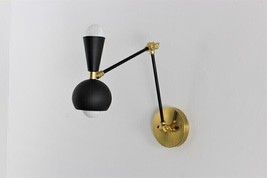 Italian light wall sconce brass light wall lamps sputnik chandelier mid century - £130.03 GBP