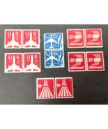 U.S. Airmail Postage Stamps Line Pairs C52, 72, 78, 79 Mint NH FG Lot Of 6 - $361.13 MXN