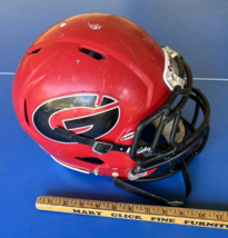 Riddell Football Helmet Face Mask W/Chin Strap Red Adult Medium - $88.11