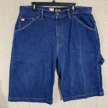 Ecko Unltd Men&#39;s Denim Jean Shorts Size 38 Knee Length 100% Cotton Mediu... - $32.71