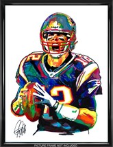 Tom Brady New England Patriots Football Poster Print Wall Art 18x24 - £21.57 GBP