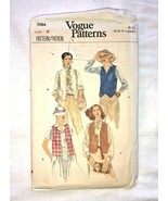 Vintage Very Easy Vogue Pattern 7074 Sz 8 Misses Unlined Jackets - £5.59 GBP