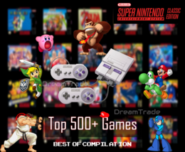 Super Nintendo Classic Edition Console SNES Mini Entertainment System 500+ Games - £147.84 GBP