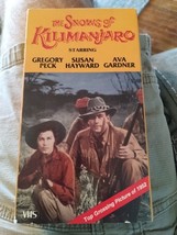The Snows of Kilimanjaro (VHS, 1985)- YEAR 1952 - £4.23 GBP