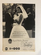 Oprah Winfrey The Wedding Tv Movie Print Ad Vintage Halle Barry TPA2 - £4.65 GBP