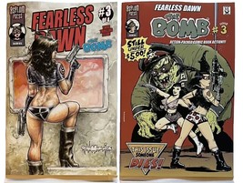 Fearless Dawn: The Bomb #3 A &amp; 3B Lot Asylum Press 2024 NM-Steve Mannion Comics - $9.49