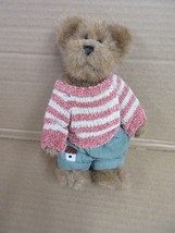 NOS Boyds Bears Edmund T. Bear 9175 Plush Jointed Bear Striped Sweater B86 D - £21.46 GBP