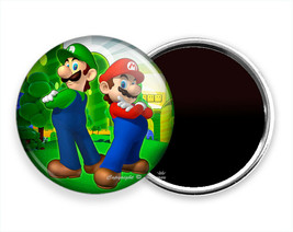 Super Mario And Luidgi Brother New Fridge Refrigerator Magnet Game Fan Gift Idea - £10.68 GBP+