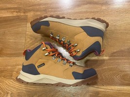 TIMBERLAND WOMEN&#39;S LINCOLN PEAK WATERPROOF MID HIKER WHEAT LEATHER A5PHY - $159.99