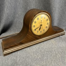 Beautiful Vintage General Electric Telechron Electric Red Dot Mantel Clock Works - $44.55