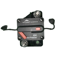 Circuit Breaker For Boat Trolling With Manual Resetwater Proof12v 48v Dc - $290.63 MXN