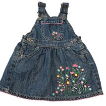 Osh Kosh 18 Months Vestbak Jumper Dress Colorful Embroidery - €16,48 EUR