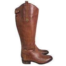 Sam Edelman Penny/Whiskey Brown Soft Leather Boots Sz 7/37 M  - $53.46