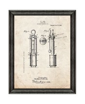 Tuning Fork Patent Print Old Look with Black Wood Frame - £19.94 GBP+