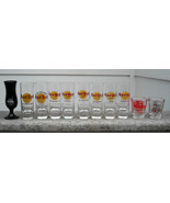 11 Hard Rock Cafe shot glasses Boston Rome Cancun Barcelona Chicago DC  - £30.03 GBP