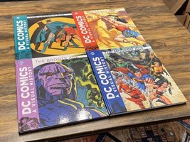 DC Comics A Visual History 4 Book Set 2017 Golden Age Silver Bronze Modern - £31.64 GBP