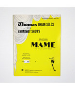 Thomas Organ Solos Broadway Shows Mame Musical Sheet Music 1967 Jerry He... - $27.15 CAD