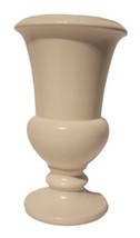 Vintage Hull 8.5&quot; Classic White VASE/URN American Art Pottery Usa Made #161 Euc! - £27.86 GBP