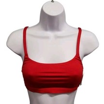 GAP GapBody Womens Large Red Super Stretch Scoop Bralette Wireless Lounge  - £12.42 GBP