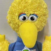 Hasbro Sesame Street Plush Big Bird ABC Talking Singing Learning 14 in Tested - $13.59