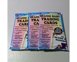 (3) Brand New Packs Unofficial Beanie Baby Trading Cards Inaugural Editi... - $6.24